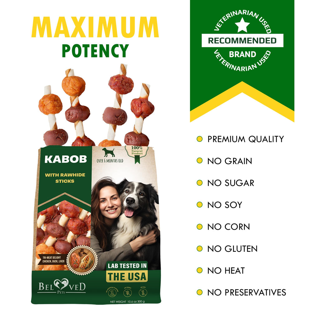 Beloved Pets dental-friendly treats, supports clean teeth between meals.