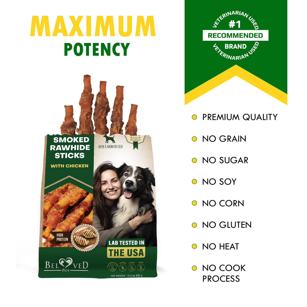 Bulk-pack Beloved Pets training snacks for home or gym use.