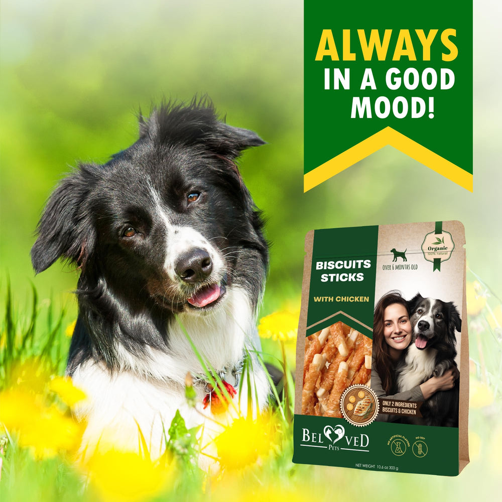 Beloved Pets gluten-free dog treats suitable for sensitive stomachs.