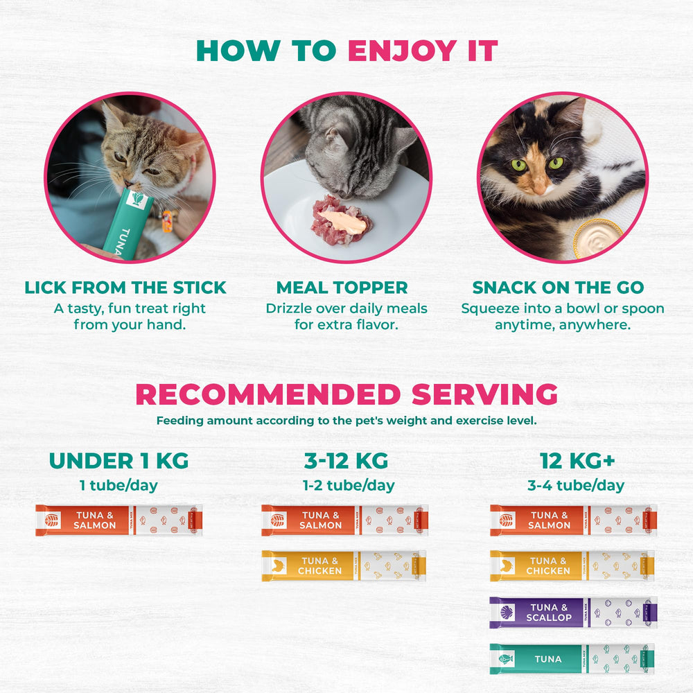 Beloved Pets grain-free tube snacks free from soy and gluten