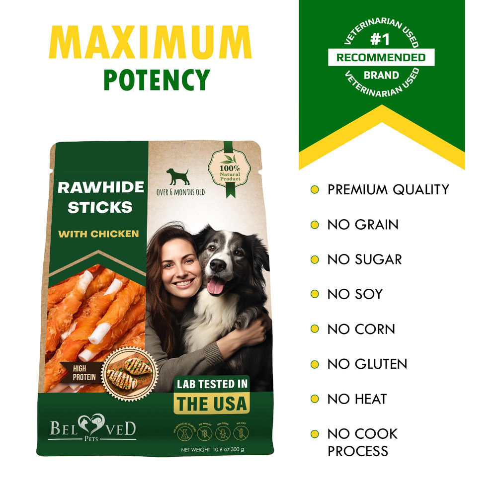 Beloved Pets breed-agnostic chew suitable for all dog sizes