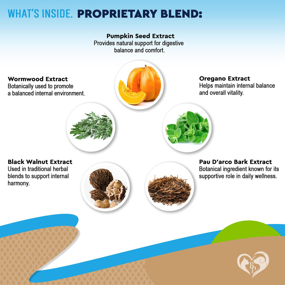 Beloved Pets Natural Intestinal Defense liquid drops ready to mix with meals.