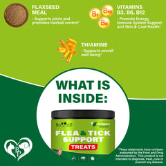 Beloved Pets Revolution cat chews on counter highlight palatable salmon flavor for flea defense.