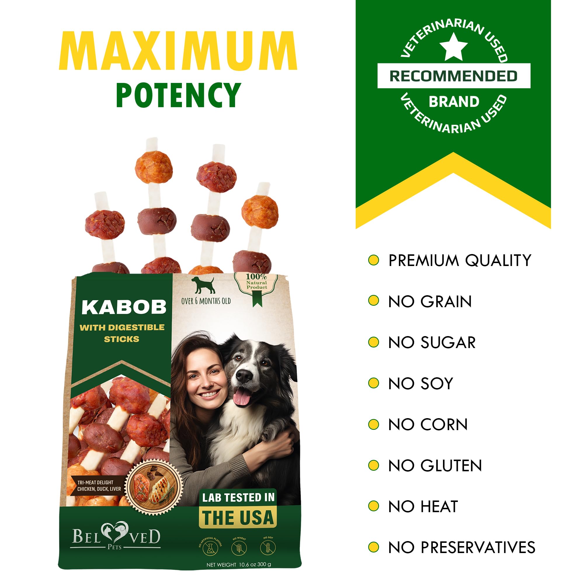Beloved Pets dog treat suitable for small and large breeds.