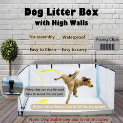 Bencacawinstyle no-assembly foldable dog potty for quick setup