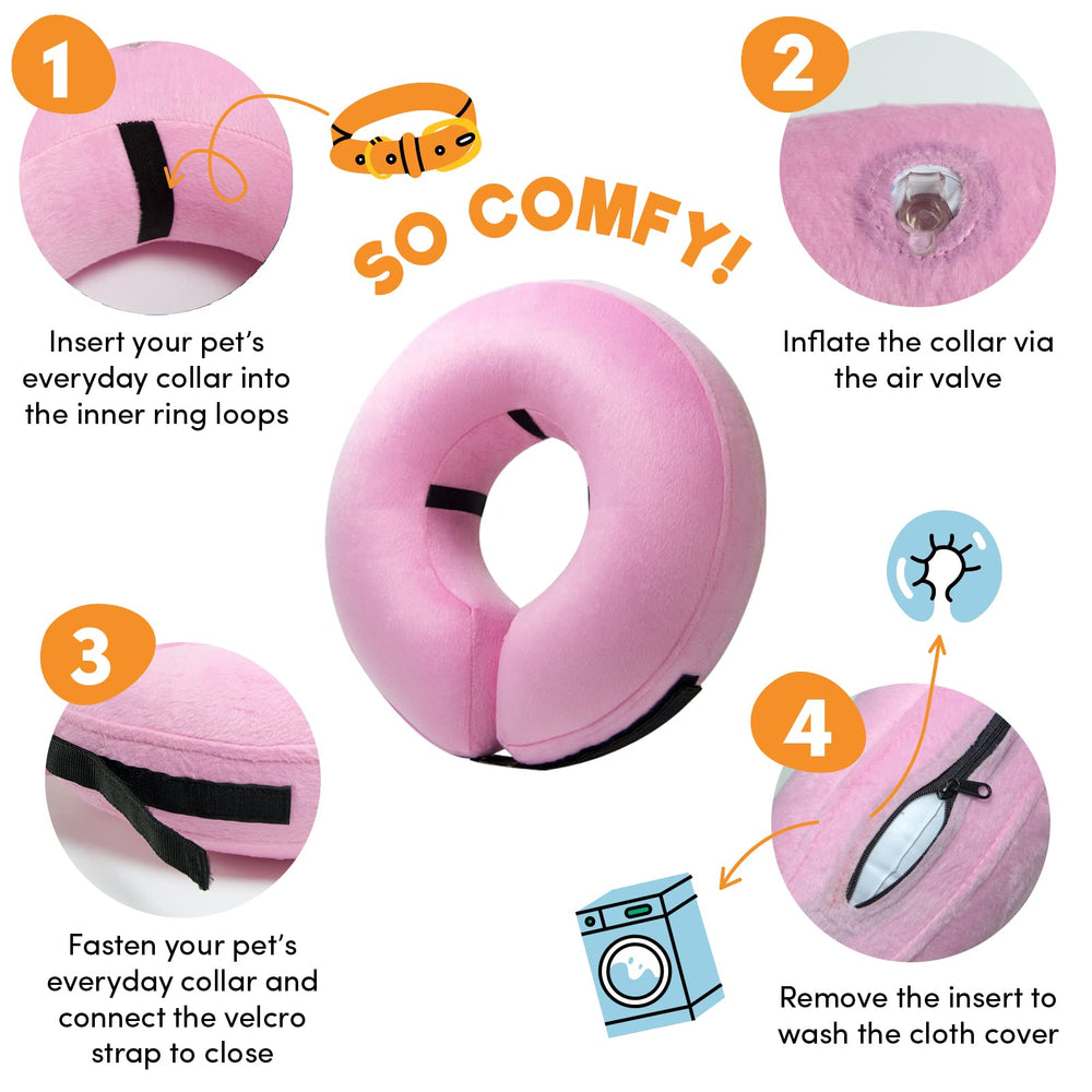 BENCMATE soft outside material cone enhances pet comfort during wear.