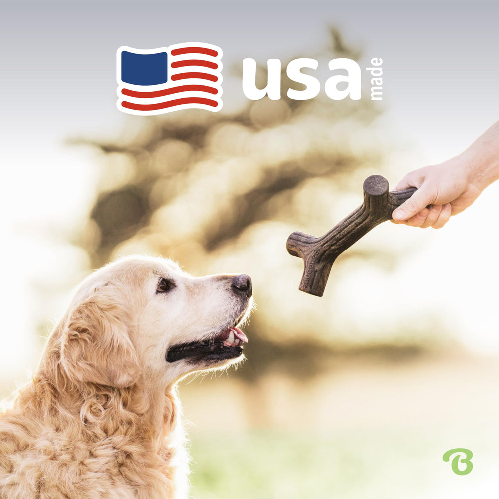 Benebone Bacon Stick precision-built for aggressive chewers and durable play.