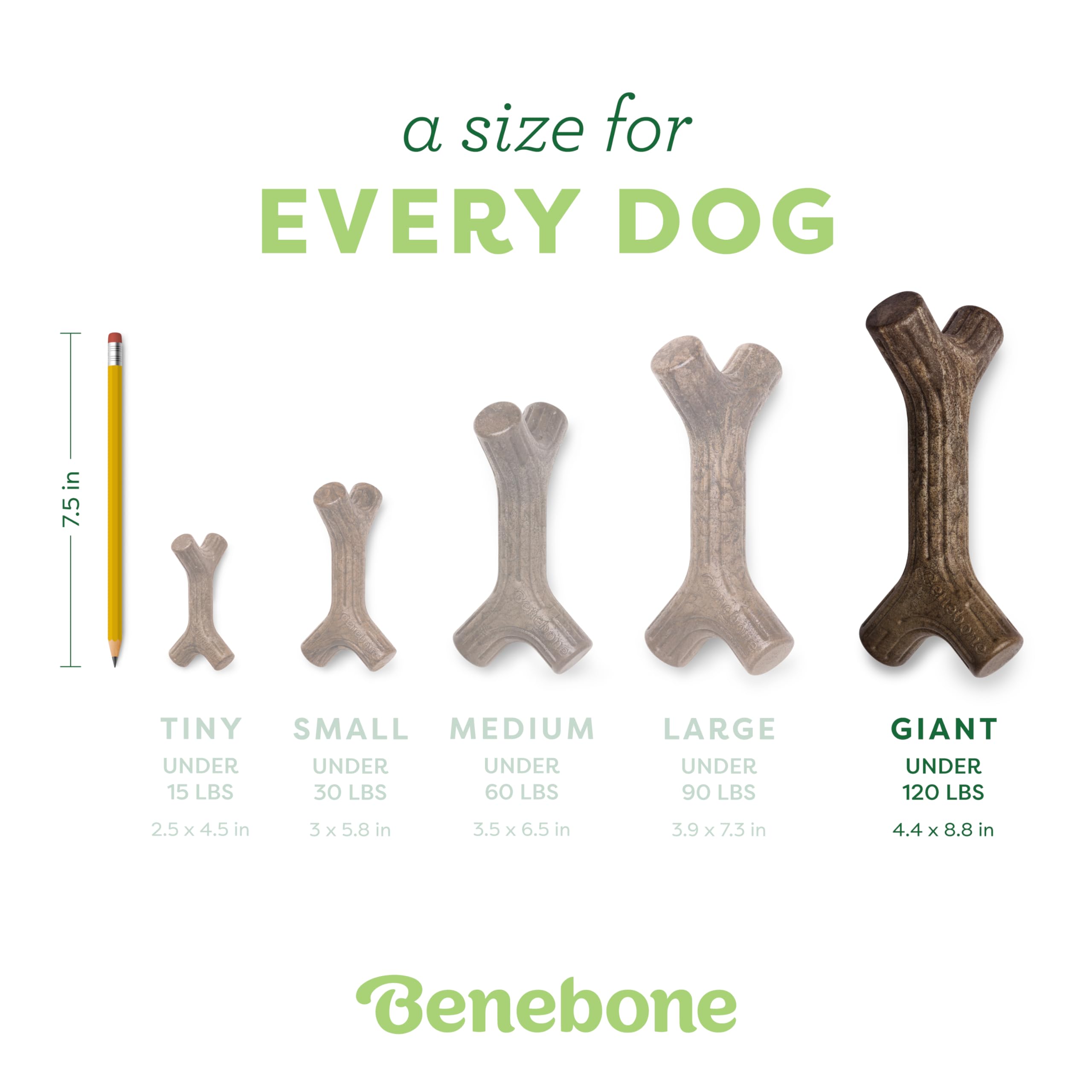 Benebone Bacon Stick USA-made, supporting domestic production and quality.