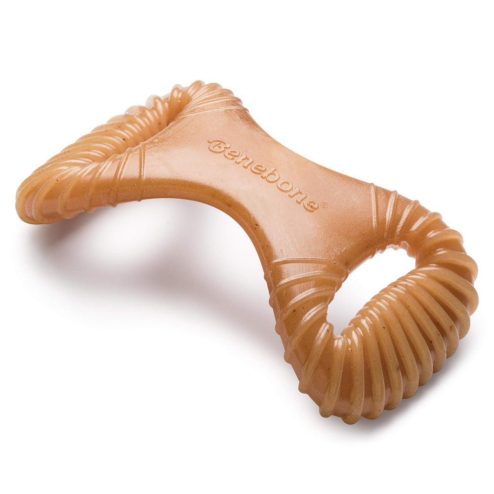 Benebone dental chew with ridges for engaging dental stimulation and long-lasting play.