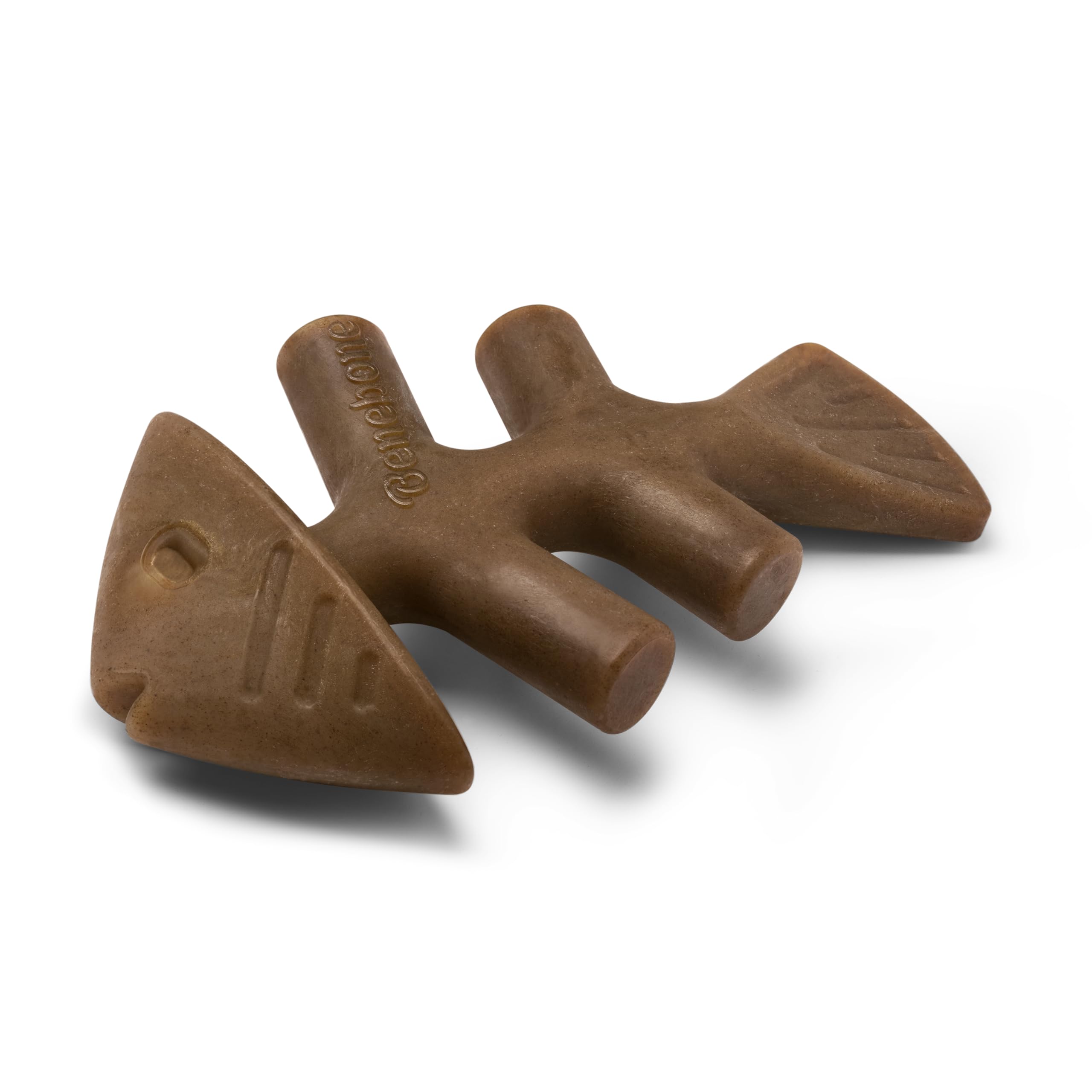 Benebone Fishbone durable chew toy for large dogs, built to last through aggressive chewing.