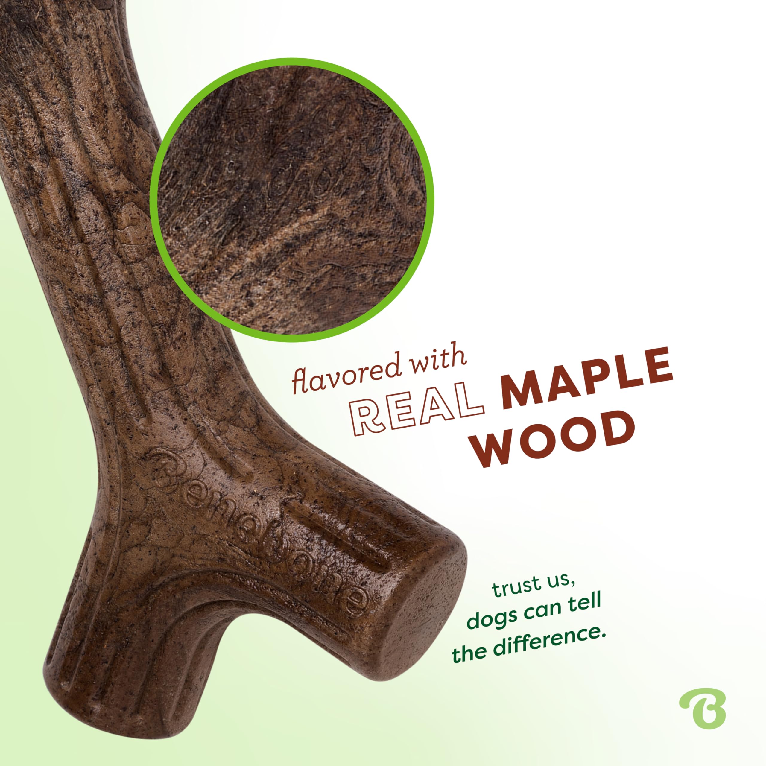 Benebone Maplestick durable long-lasting chew outlasts real sticks