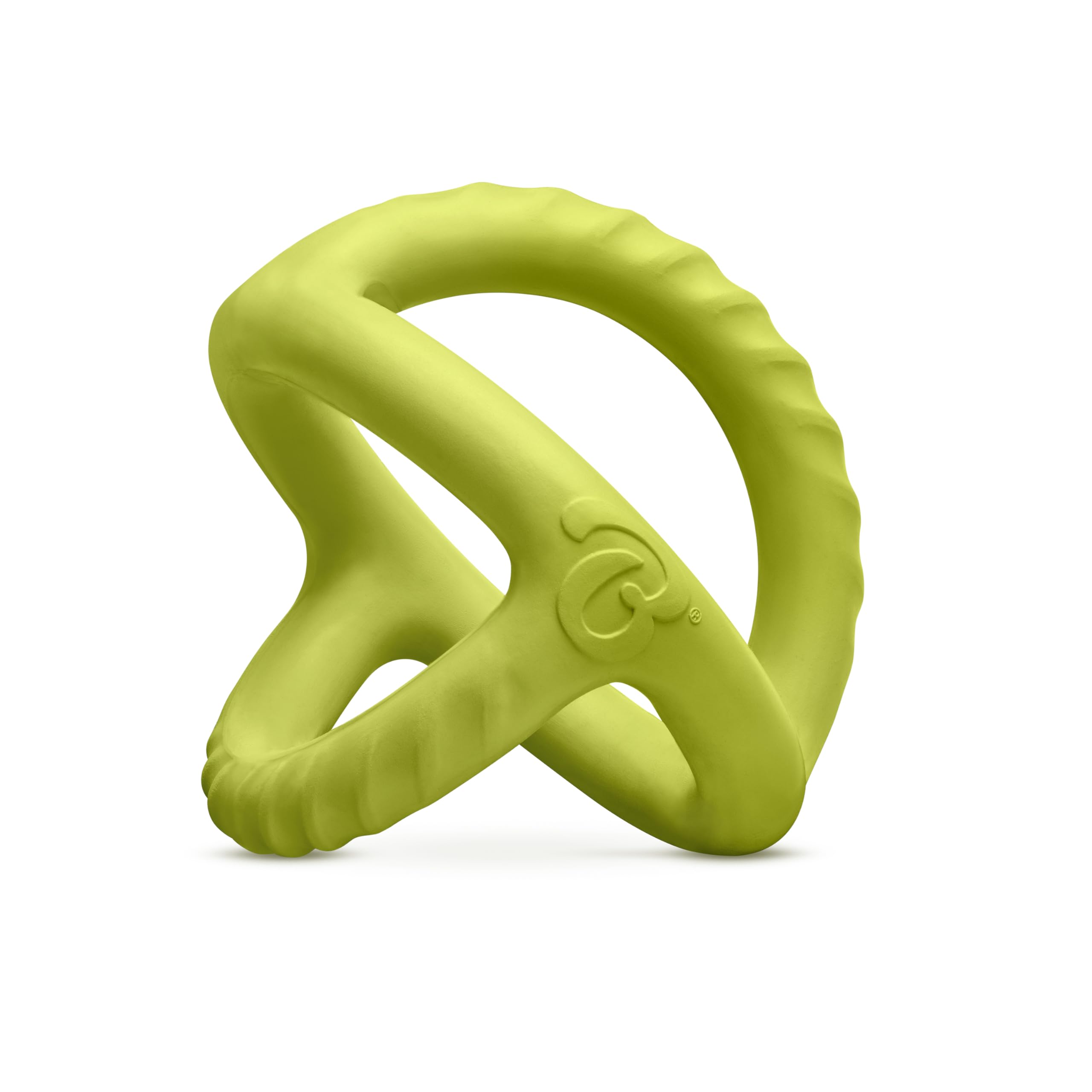 Benebone natural rubber tug toy with durable grip for tough play.