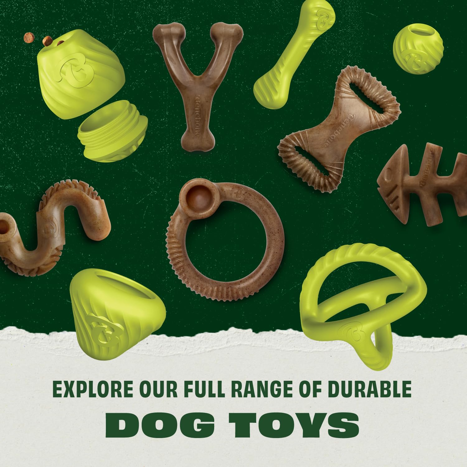 Benebone tug toy non-slip grip supports safer tug sessions.