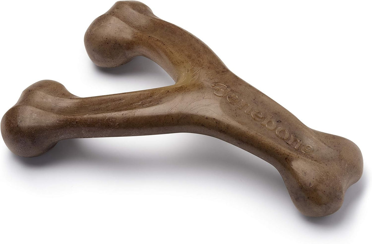 Benebone Wishbone durable chew in action, built for tough chewers.