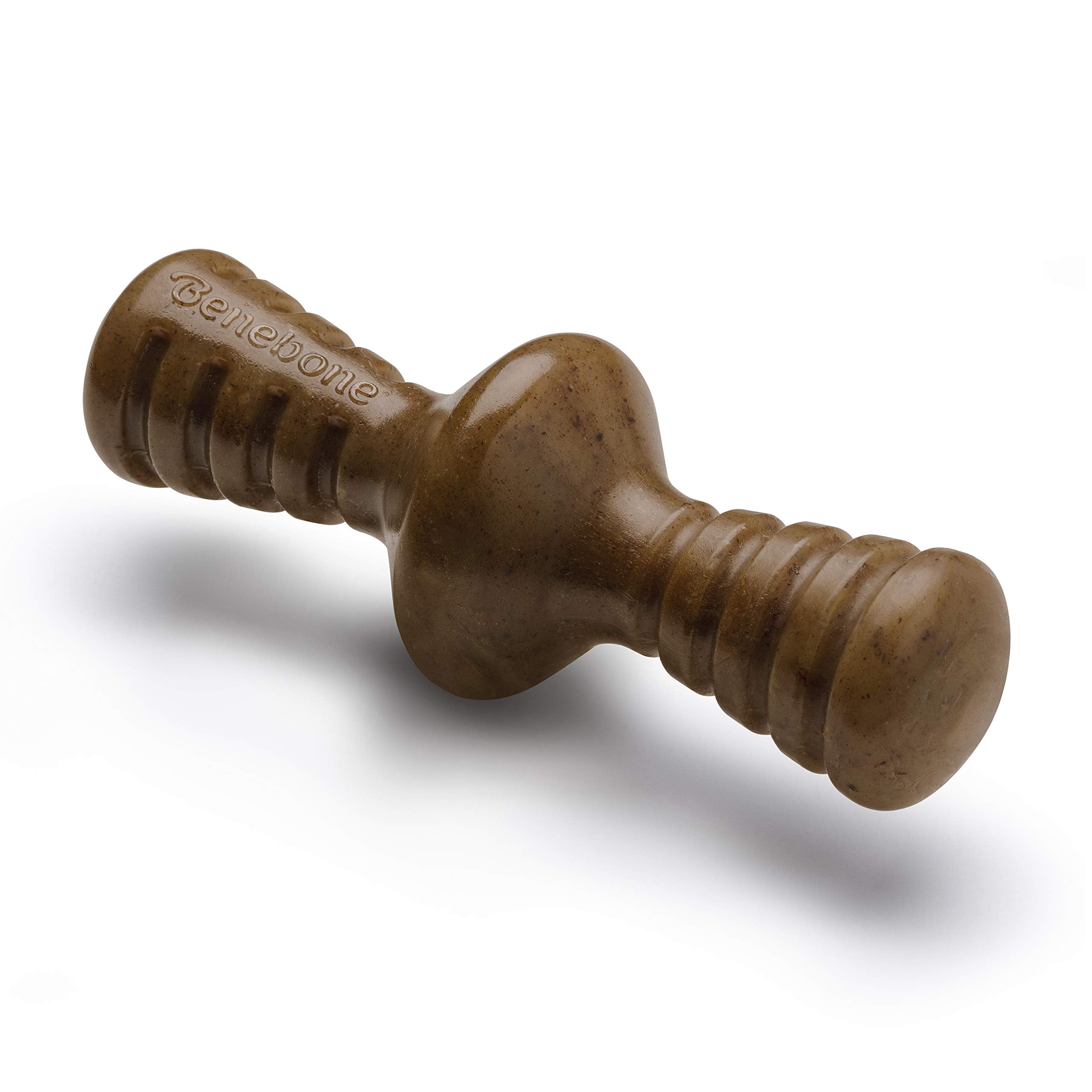 Benebone Zaggler rolling dog toy in action for active play.