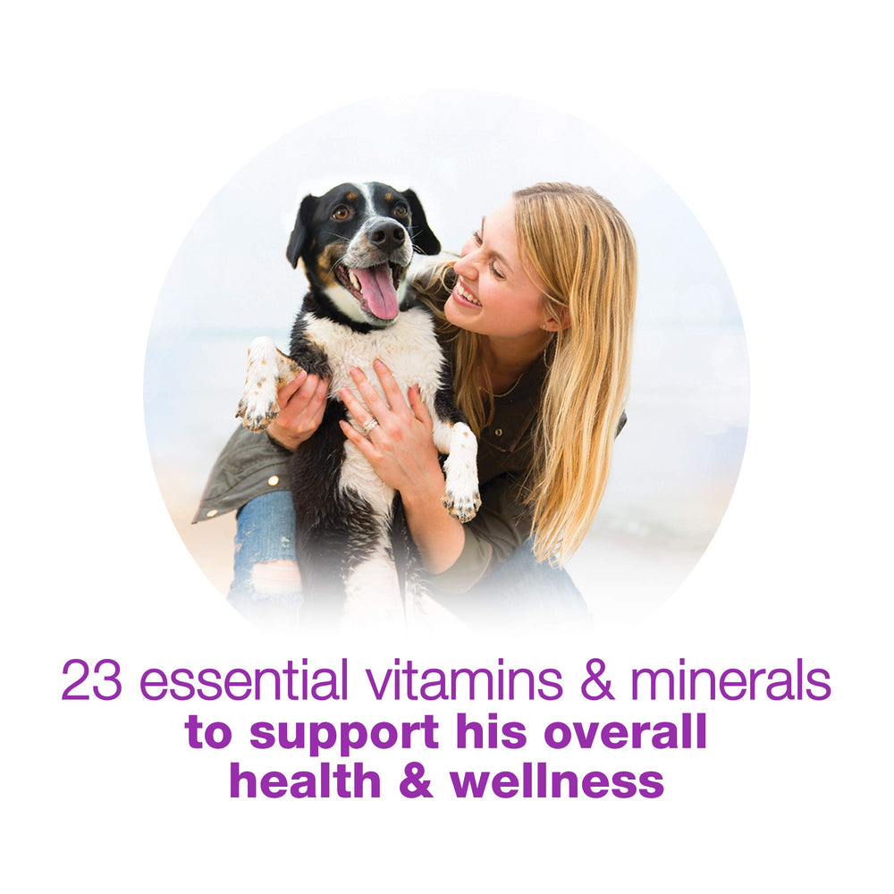 Beneful contains 23 vitamins and minerals per serving for wellness.