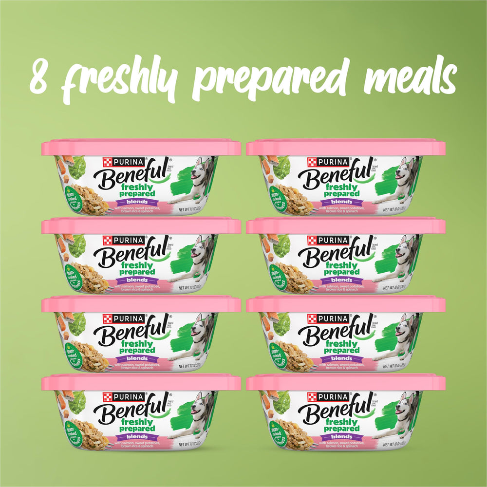 Brown rice grains in Beneful Blends provide texture and lasting energy