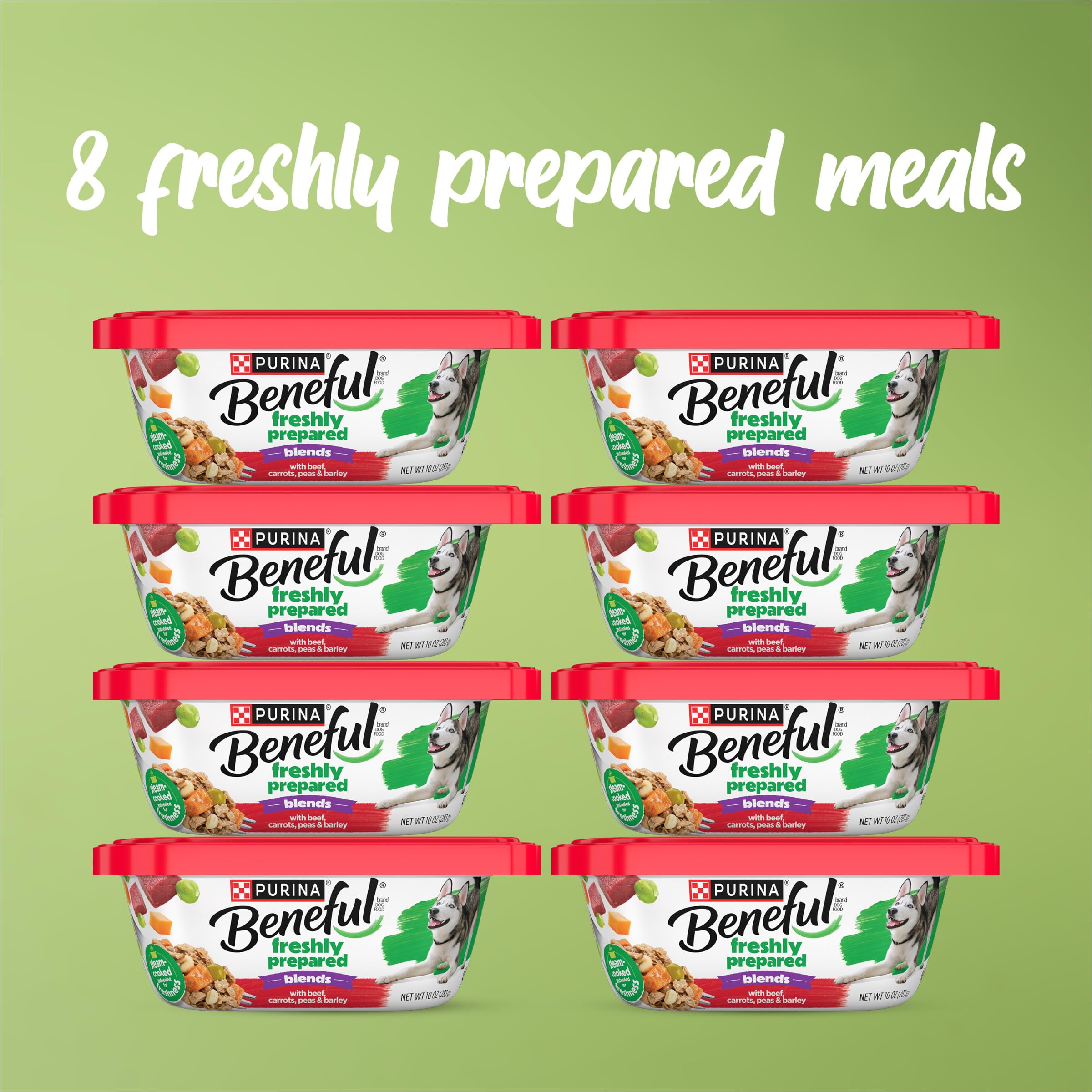 Steam-cooked Beneful blend seals freshness and flavor with savory gravy.