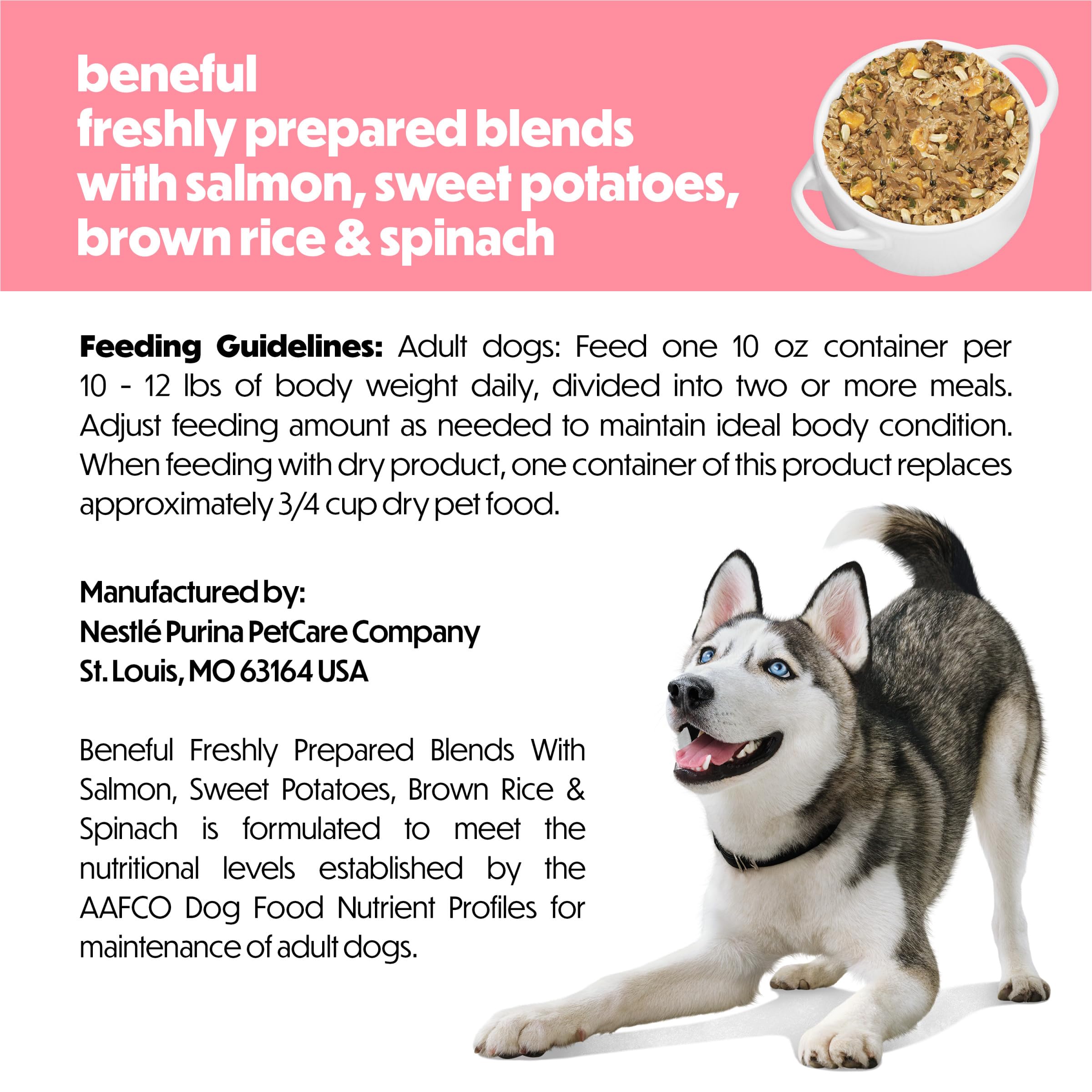 Beneful Freshly Prepared Blends include 24 vitamins and minerals