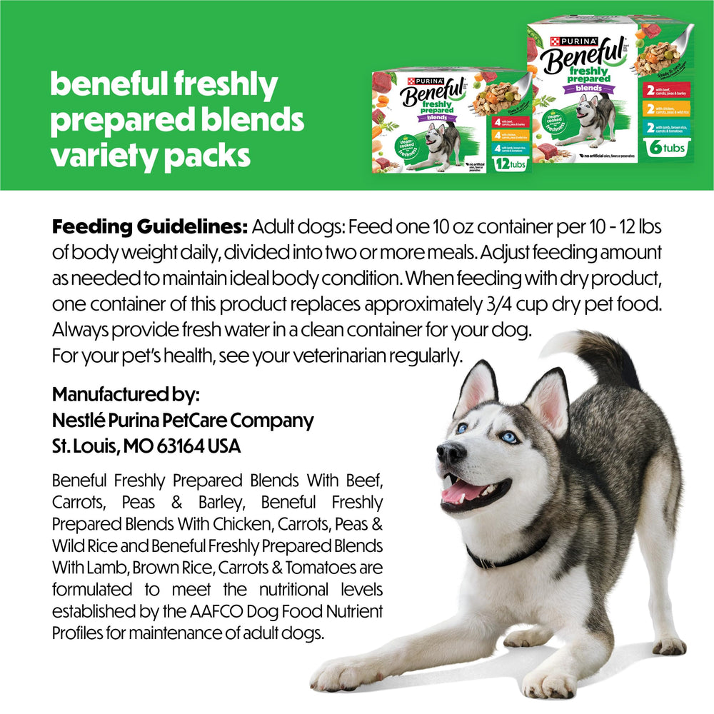 Beneful Freshly Prepared Blends savory gravy surrounds tender morsels for mealtime appeal.