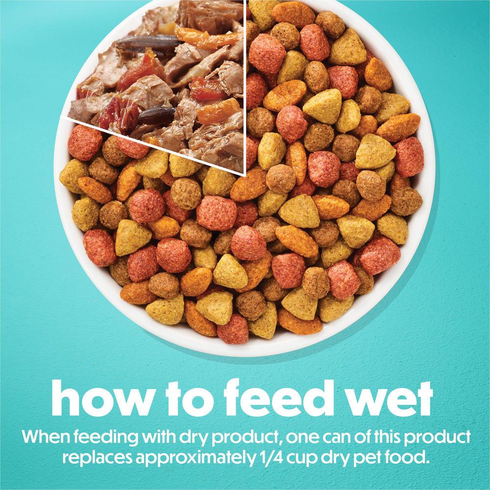Beneful gravy enhances mealtime appeal for small dogs.