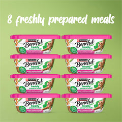 Visible green beans, carrots and wild rice highlight wholesome ingredients in Beneful.