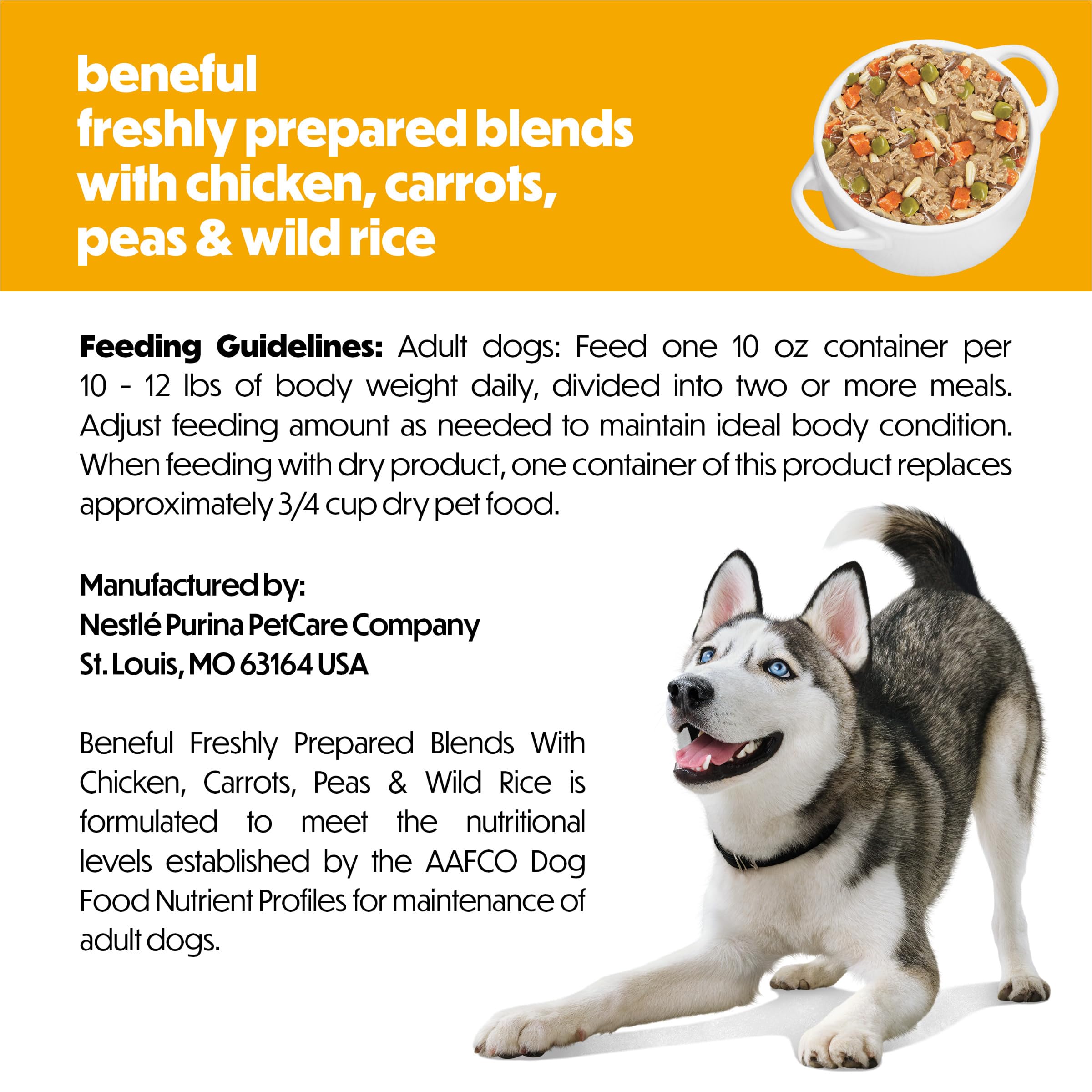 Beneful high-quality-protein from real-chicken supports energy.