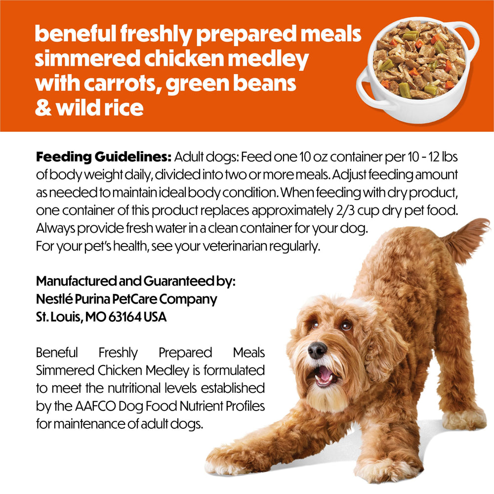 Beneful ingredients visible for trusted nutrition supporting daily activity
