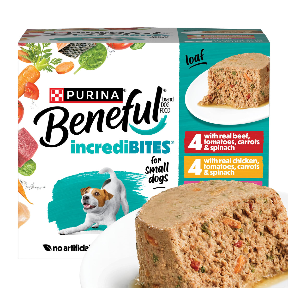Beneful small-breed variety pack showing 24 cans for easy meals