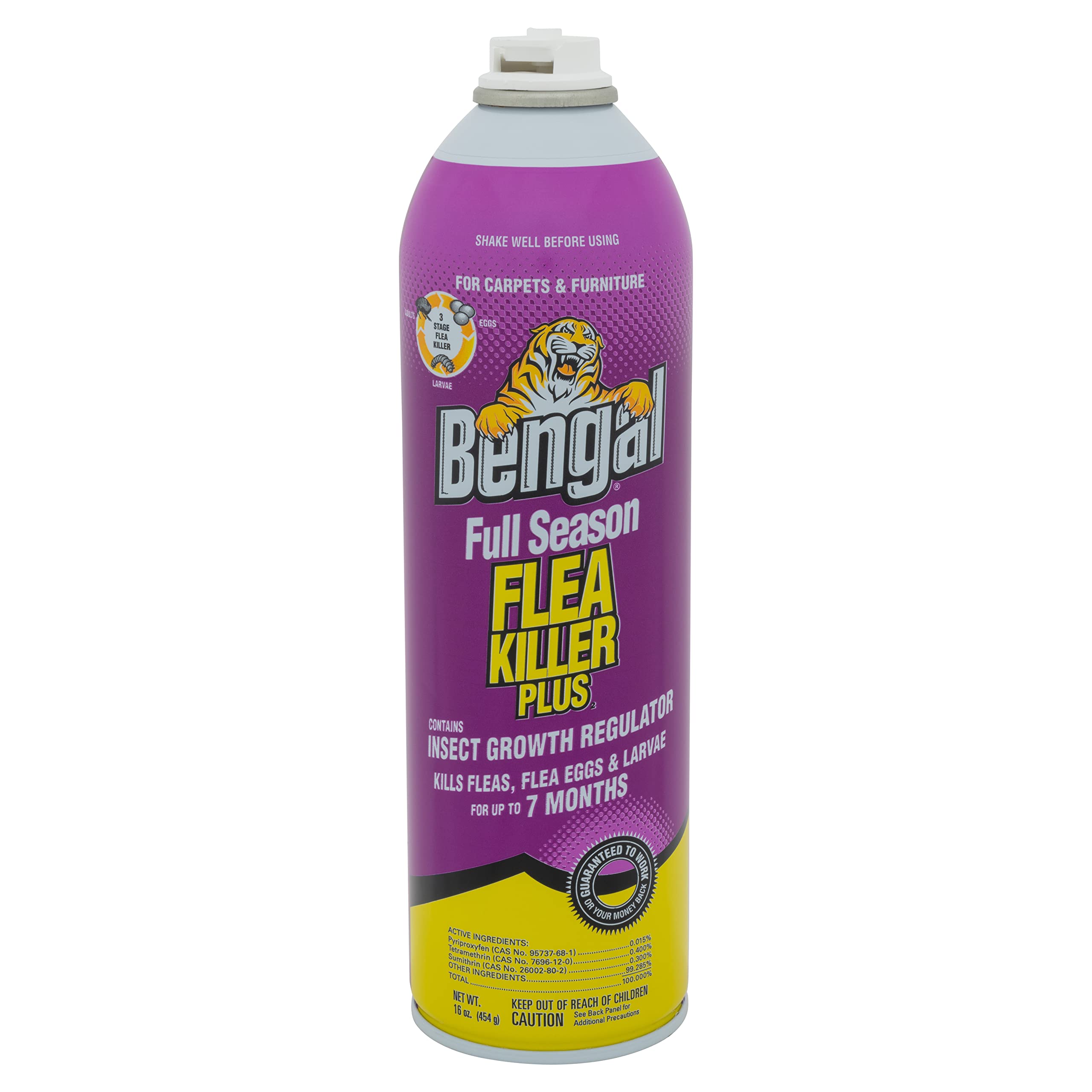 Bengal Full Season Flea Killer Plus insect growth regulator for ongoing control
