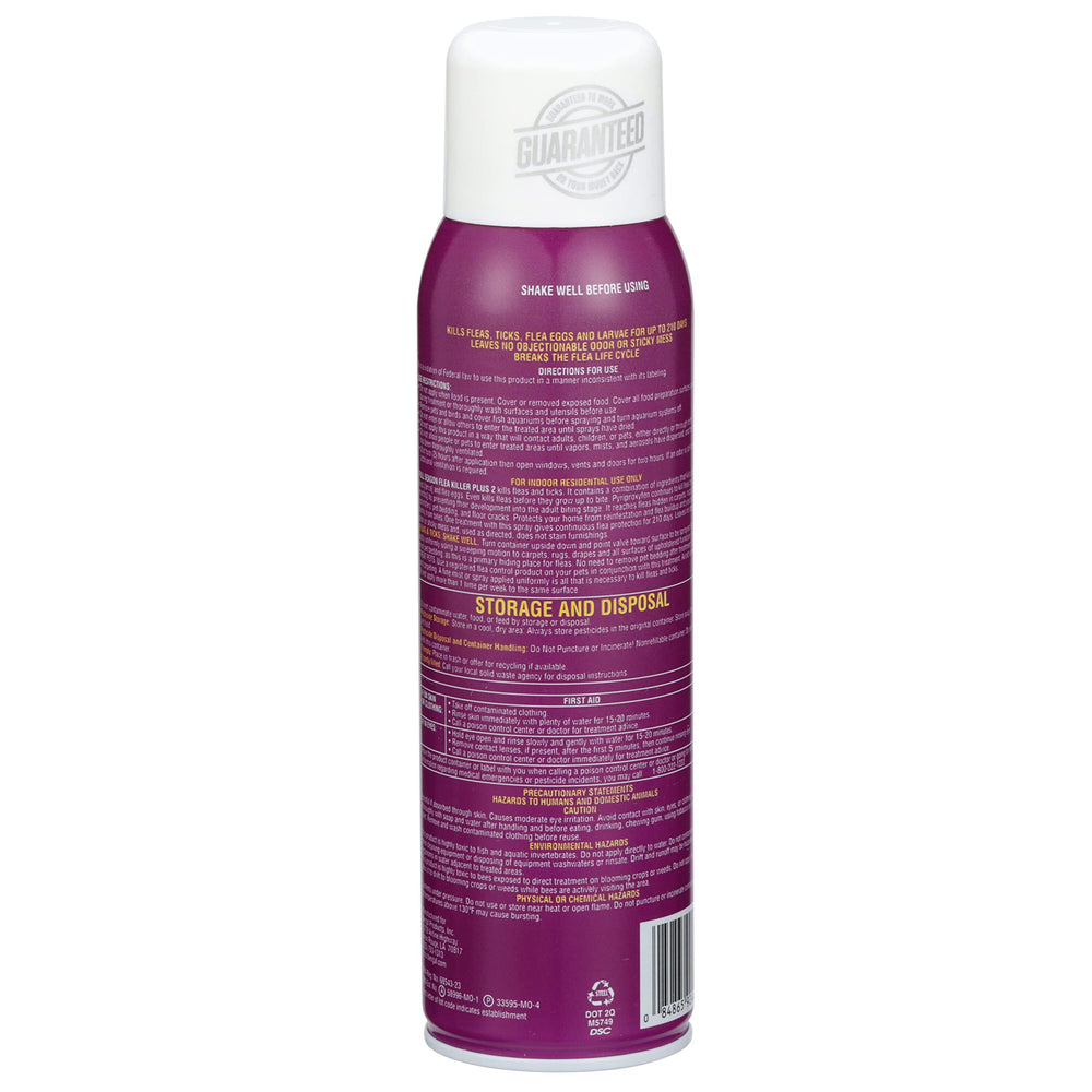 Bengal Full Season Flea Killer Plus reaches difficult areas with upside-down spray