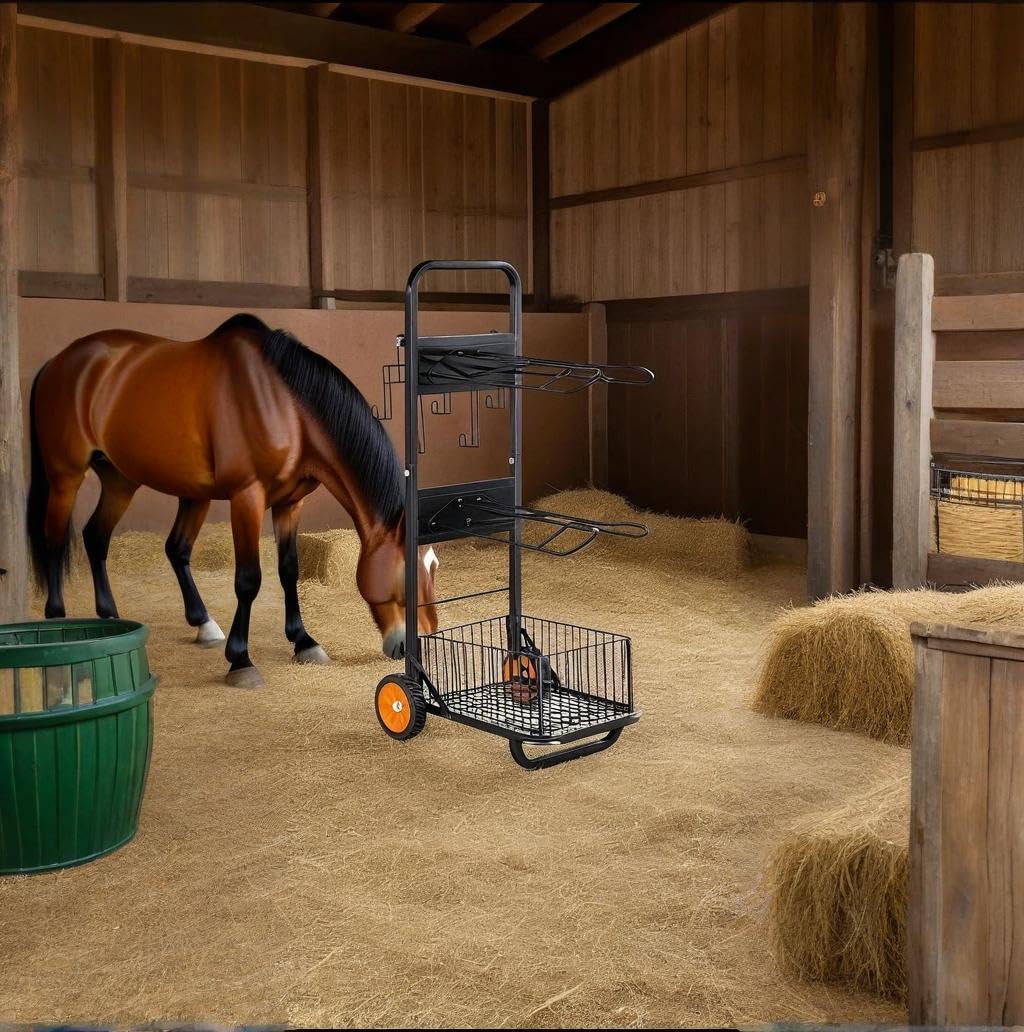 BENYIJS two-wheel mobility design enables effortless repositioning around the stable.