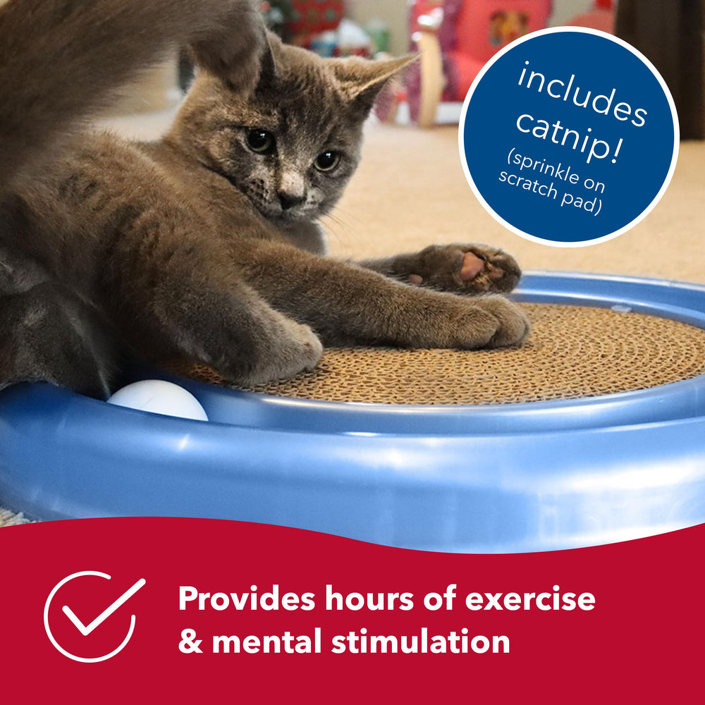 Bergan Coastal Pet scratch pad provides satisfying cardboard texture.