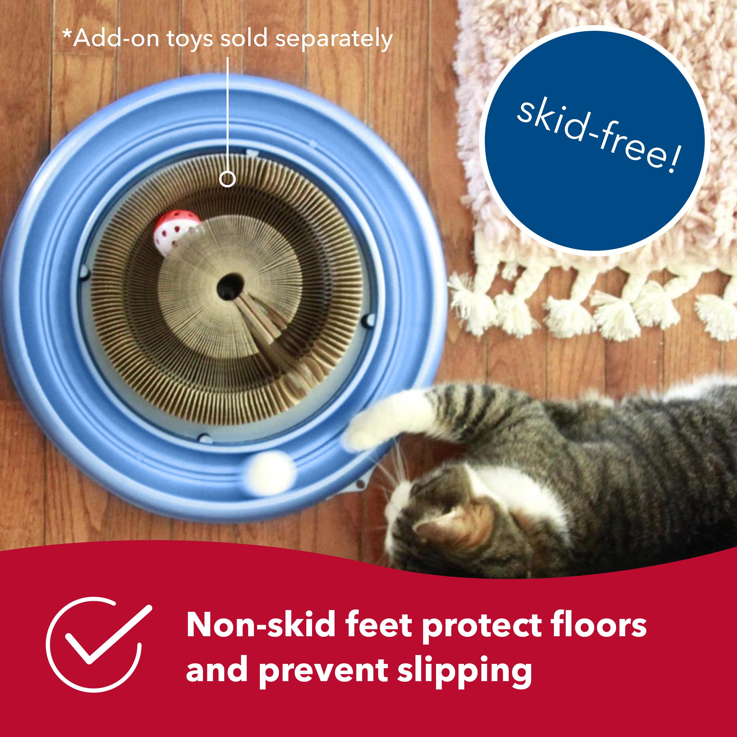 Bergan Turbo Scratcher uses a replaceable scratch pad.