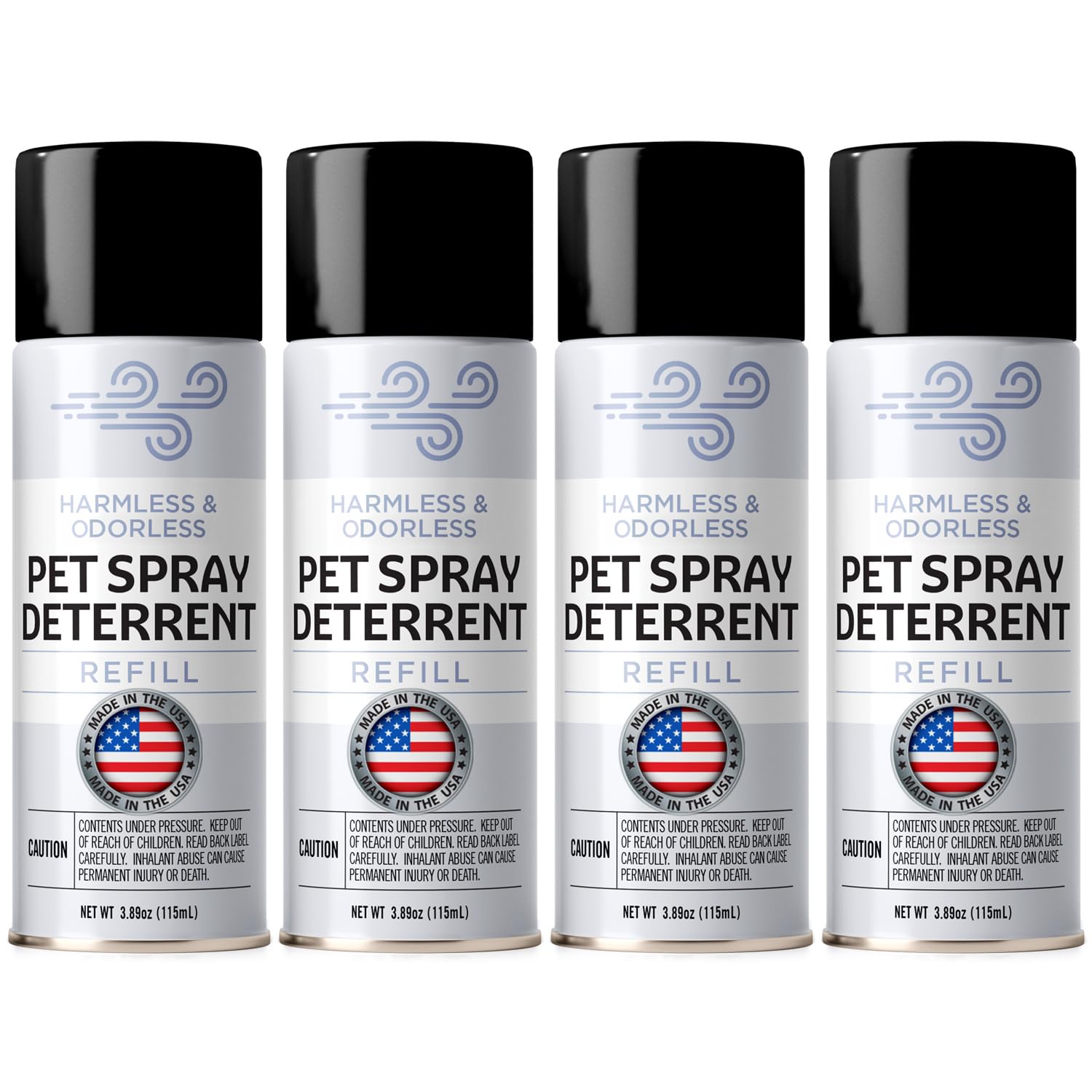Berkland SSSCat refill 4-pack for the spray system deters pets from furniture