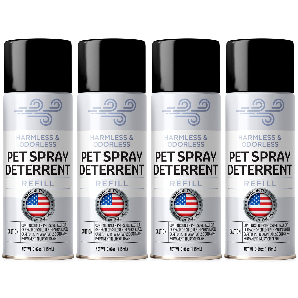 Berkland SSSCat refill 4-pack for the spray system deters pets from furniture
