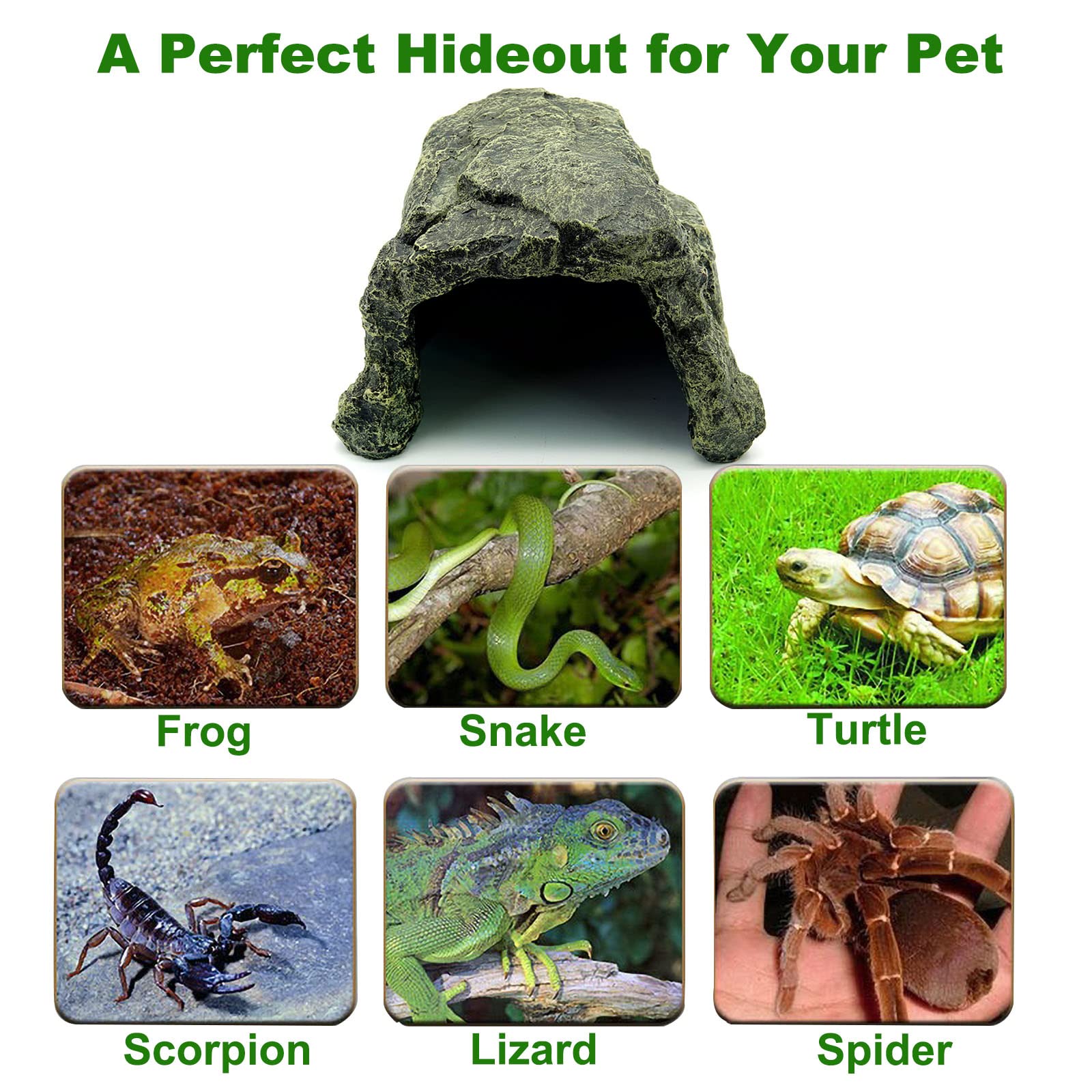 Besimple underwater habitat rock cave enhances tank appeal and reduces boredom.