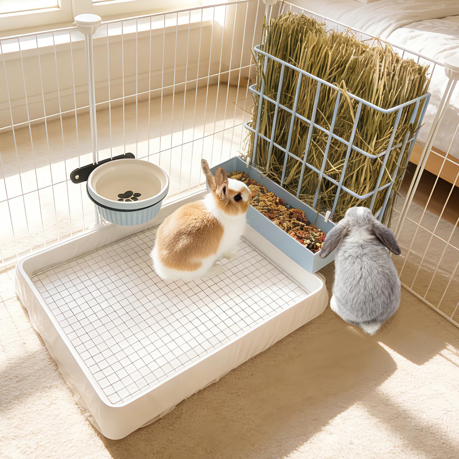 BESNEW 3-in-1 rabbit feeder installation guide available