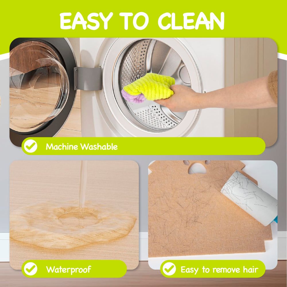 BESNEW 3-in-1 enlarged guinea pig easy cleaning uses damp cloth.