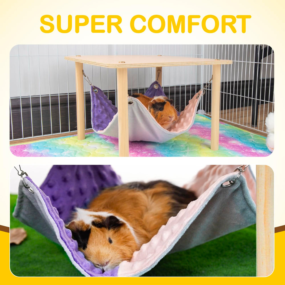 BESNEW hammock with metal hook ensures secure attachment during play and rest.