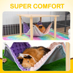BESNEW hammock with metal hook ensures secure attachment during play and rest.