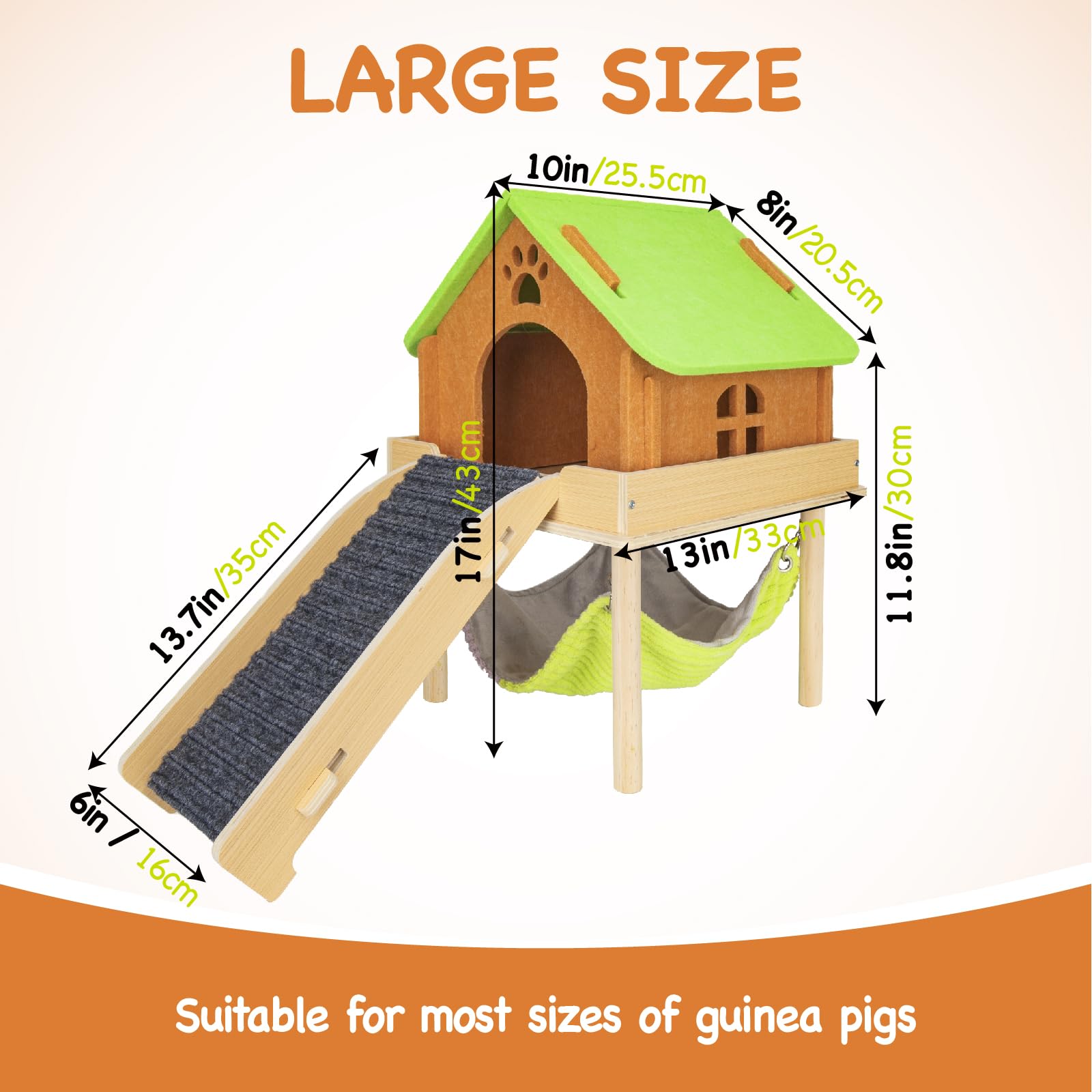 BESNEW simple-assembly design makes setup quick and secure for small animals.