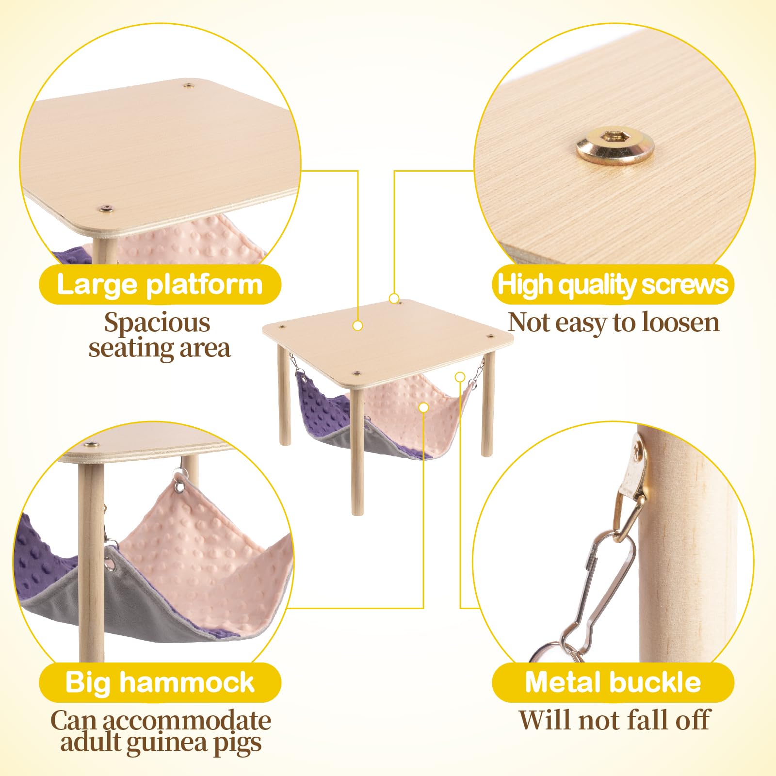 BESNEW soft fabric hammock material offers year-round comfort and easy cleaning.