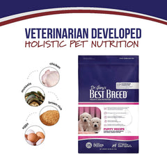 Best Breed Puppy Recipe serving bowl displaying balanced nutrition for growing dogs
