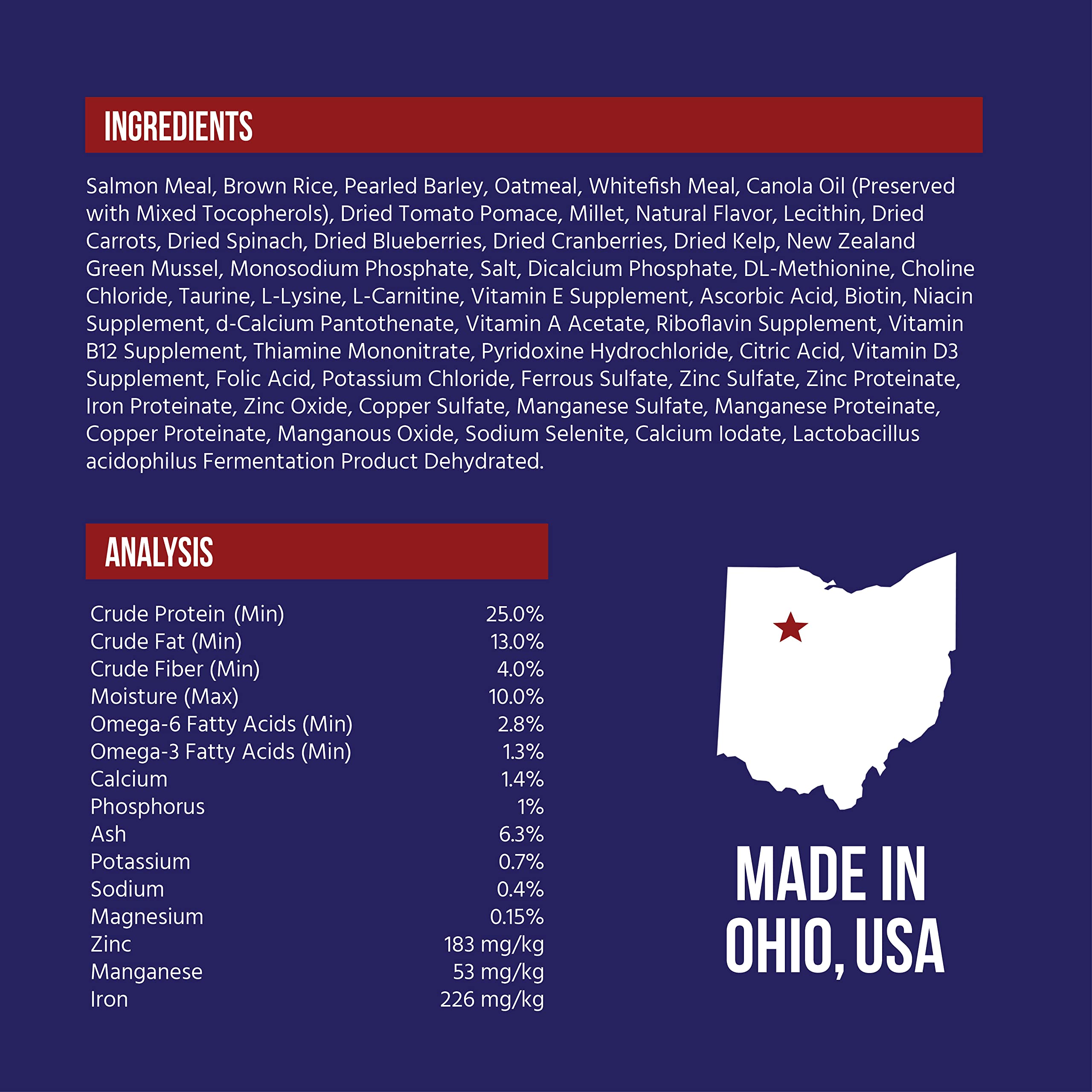 Best Breed product proudly made in Ohio using a slow-cooking process.