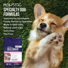 Best Breed Puppy Diet taurine-rich formula boosts essential nutrients for puppies