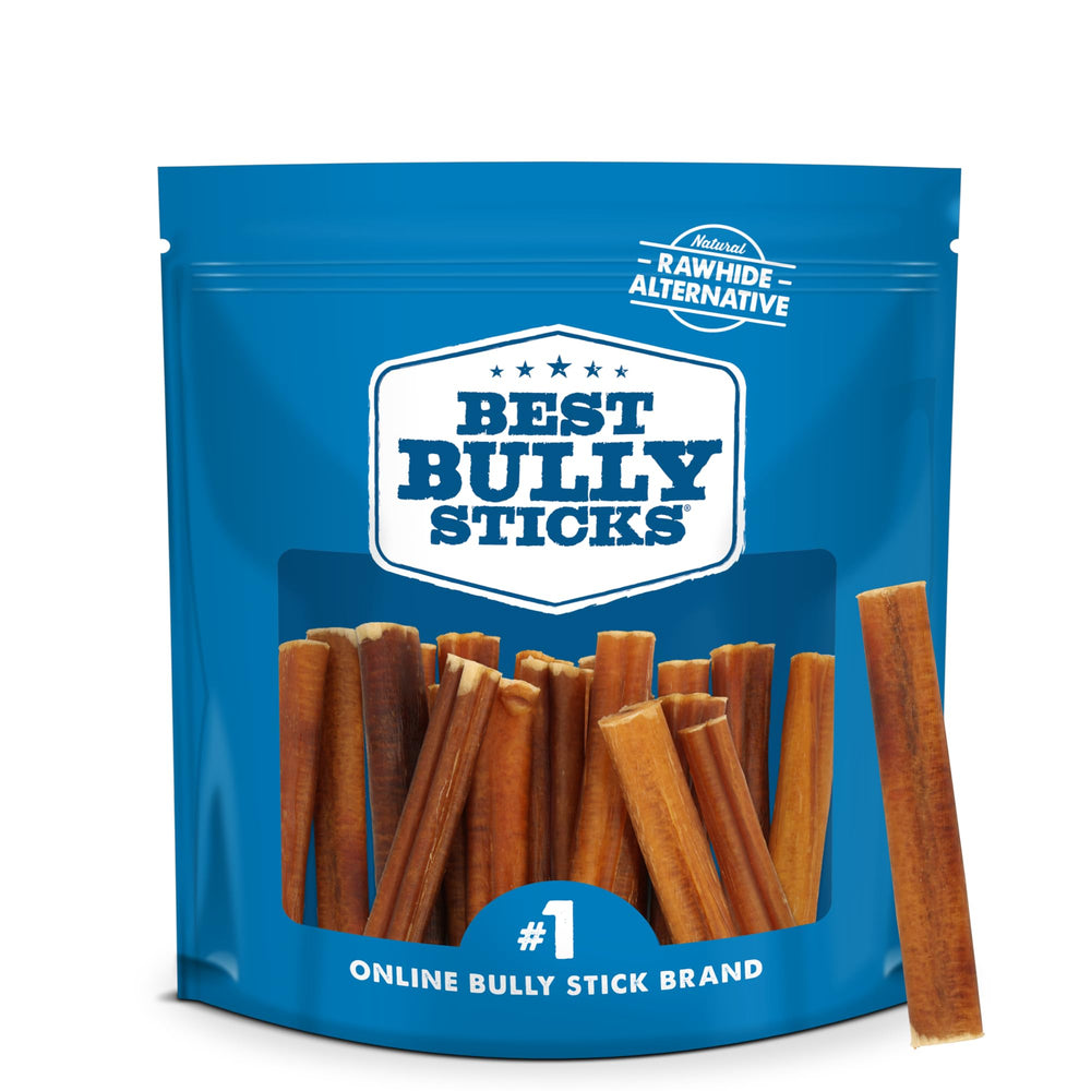Best Bully Sticks 4-Inch packaging for convenient, ready-to-serve small dog treats.