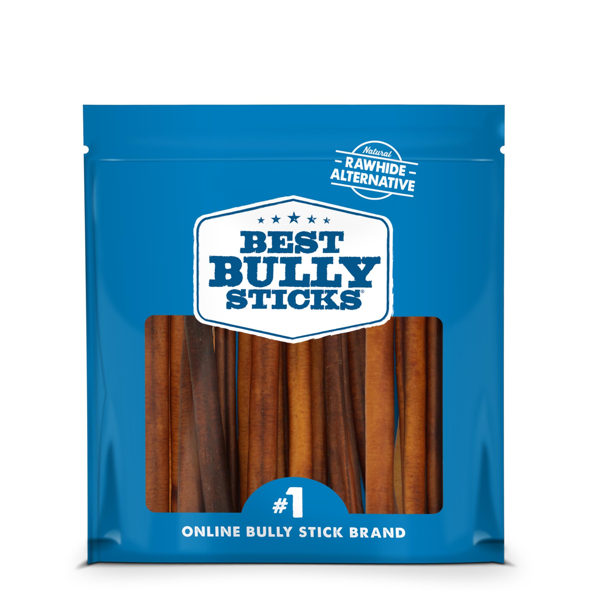 Best Bully Sticks 6in dog chews in pack for long-lasting entertainment