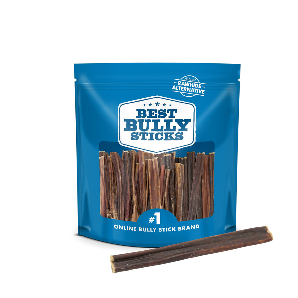 Best Bully Sticks 6-inch gullet stick, natural beef chew ideal for teething dogs