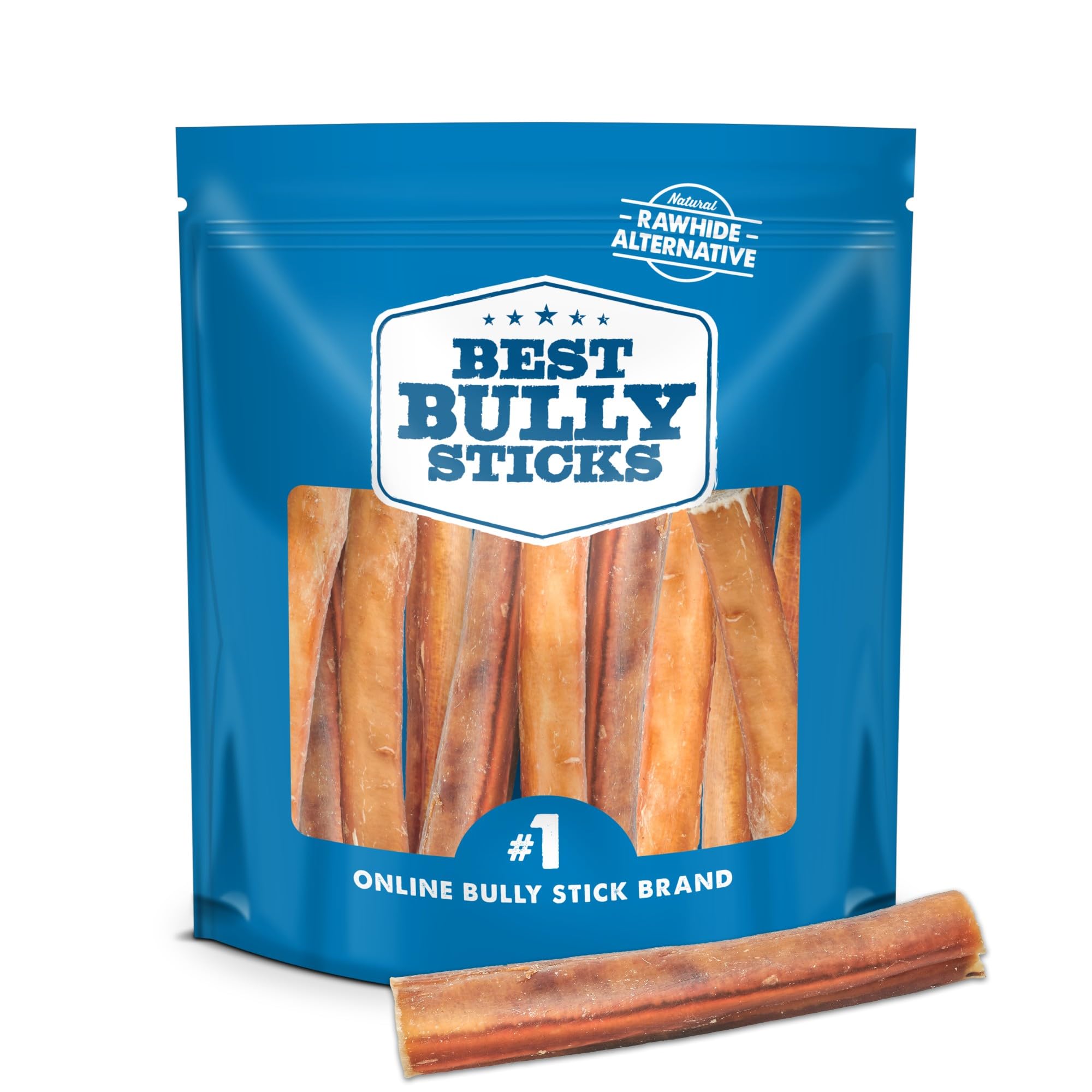 Best Bully Sticks 6-Inch Jumbo pack12 for large dogs, ideal long-lasting chew